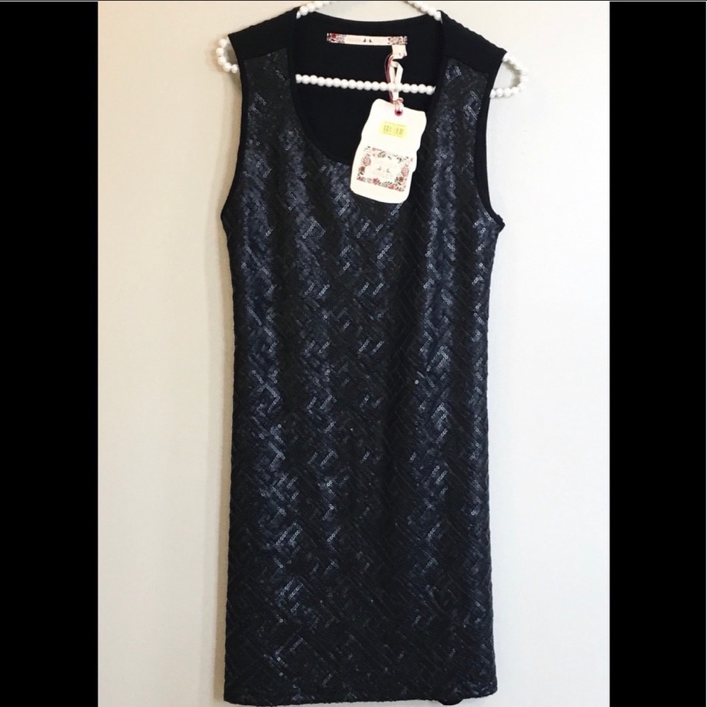 NWT Chelsea & Violet Sequin Sleeveless Dress Size